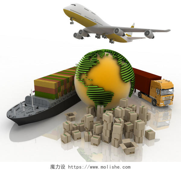 负载类型的运输工具国际物流配送空运